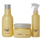 Kit Repair Line Hobety Shampoo300ml Emulsão300g Leave in150ml