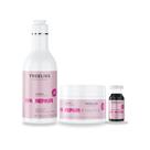 Kit Reparador Shampoo, máscara e ampola Spa e Repair Metal