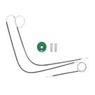 Kit Reparo Audi A3 2 Portas Lado Direito p Máquina do Vidro Elétrico cod.0110
