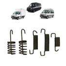 Kit reparo da sapata do freio dianteiro mercedes benz sprinter 2012 a 2019 a0009935307