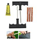 Kit Reparo De Pneu Profissional Para Remendo Carro E Motos