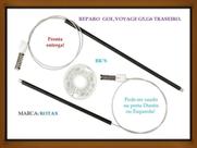 Kit reparo elevador da máquina de vidro elétrico gol Voyage traseiro 089