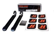 Kit Reparo Furo Bike High One Espátula Lixa Remendo Kit Reparo Furo Bike High One Espátula Lixa Remendo