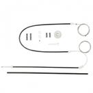 Kit reparo máquina de vidro elétrico golf 2/4 dianteiro até 1998 cód 053