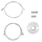Kit reparo maquina vidro elétrico honda new fit porta dianteira parte da frente esquerdo direito