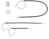 Kit Reparo para Máquina do Vidro Gol G3 - 4 Portas Dianteiras p/ Máq. de 3 cabos RTX 0125 Rotax