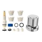 Kit Reparo para Registro C50 9 em 1 - Blukit - Vedantes, Anéis O'ring, Volante e Canopla