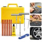 Kit Reparo Pneu Carro Moto Remendo Macarrão Com Maleta 12pcs