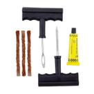 Kit Reparo Pneu Remendo Profissional Carro Moto + 3 Macarrão
