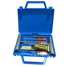 Kit Reparo Pneus Metal Macarrão Carro Moto Maleta C/12 Peças - ID-3528R