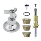 Kit Reparo Salva Registro com Acabamento ABS Chuveiro Pressão Universal Fácil C50