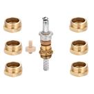 Kit Reparo Salva Registro Pressão Chuveiro Universal Metal Kit Reparo Salva Registro Pressão Chuveiro Universal Metal
