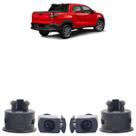 Kit Reparo Tampa Traseira Capota Strada 2008 2009 2010 2011 2012 2013 2014 2015 2016 2017 2018 2019 2020 Bucha Metálica 4 Peças