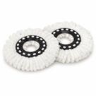 Kit Reposição 2 Mop Giratório 13,5cm Microfibra Lavável Alta Absorção Para Limpeza Kit Reposição 2 Mop Giratório 13,5cm Microfibra Lavável Alta Absorção Para Limpeza