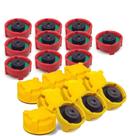 Kit Reposicao 20 Tampa Radiador Reservatorio Gasolina Gm Ford Vw Fiat Kit2147