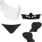 Kit Reposição Capacete Evolution 788 com 10 Viseira 10 Entrada de Ar 10 Estabilizador Traseiro 10 Kit Orelhas Laterais