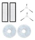 Kit Reposição Filtro Escova Pano Xiaomi Robô S20+ / S10 Plus / B108GL / B105 / B108CN / B113CN