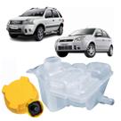 Kit Reservatorio Agua Radiador Fiesta Ecosport 2003 Até 2012 Com Tampa