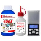 Kit Resina Epoxi 4008 Ultra Transparente 286g Mini Balança de Precisão Kit Resina Epoxi 4008 Ultra Transparente 286g Mini Balança de Precisão
