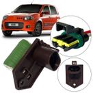 Kit Resistência E Conector Fiat Novo Uno Toro Sistema Denso