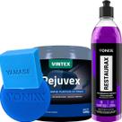 kit Restaurador de Plasticos Restaurax e Rejuvex Vonixx