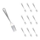 Kit Restaurante 12 Pçs Garfo Reforçada Inox Casa / Bar