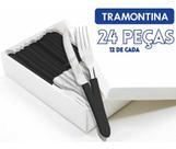 Kit Restaurante 24 Talheres Tramontina 12 Garfos + 12 Facas Kit Restaurante 24 Talheres Tramontina 12 Garfos + 12 Facas