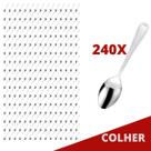 Kit Restaurante Colher De Reforçada Inox 240 Pçs Bar / Casa Kit Restaurante Colher De Reforçada Inox 240 Pçs Bar / Casa