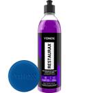 Kit Restaurax Revitalizador Restaurador Renovador de Plasticos 500ml Vonixx Aplicador De Espuma Para Produtos