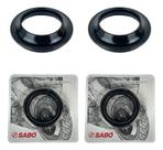 Kit Retentor Bengala Guarda Pó Ybr125 Factor 125 Rd 135 Sabo