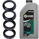 Kit retentor de bengala garfo CBX250 Twister CB300 YS250 Fazer CB500 CBR250 com óleo guarda pó