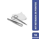 Kit retirada de pontos estéril descartável (kit c/10 unds) - kolplast
