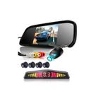 Kit Retrovisor Interno Camera de ré e sensor de estacionamento