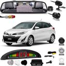 Kit Retrovisor Lcd Camera Sensor De Estacionamento Toyota Yaris Kit Retrovisor Lcd Camera Sensor De Estacionamento Toyota Yaris
