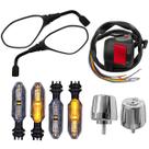 Kit Retrovisor Punho F800 Cb500 Peso Cromado Pcx 4 Pisca Led