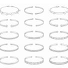 Kit Revenda 30 Pulseiras Femininas em Aço Inox