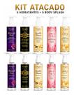 Kit Revenda 5 Body Splash + 5 Hidratantes Atacado Sortidos