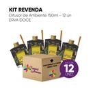 Kit Revenda Difusor De Ambiente Erva 150ml - 12 UN Kit Revenda Difusor De Ambiente Erva 150ml - 12 UN