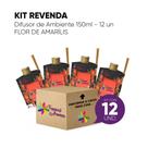 Kit Revenda Difusor De Ambiente Flor De Amarílis 150ml - 12 UN