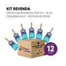 Kit Revenda Difusor Orquídea Azul 300 ml - 12 UN