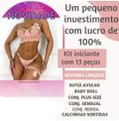 Kit Revenda Lingerie Iniciante com 13 peças Kit Revenda Lingerie Iniciante com 13 peças