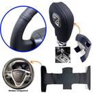 Kit Revestido Couro Volante E Manopla Câmbio Automático Ford Ecosport 2013 2014 2015 2016 2017