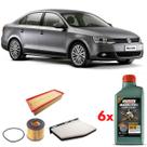 Kit Revisão Castrol 5w40 Vw Jetta Tsi 2.0 211cv 2016 A 2018 Kit Revisão Castrol 5w40 Vw Jetta Tsi 2.0 211cv 2016 A 2018