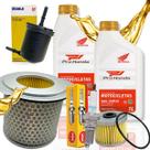 Kit Revisão Cb 300R 20092012 Troca Óleo Honda 10w30 Filtros e Vela grossa Ngk