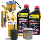 Kit Revisão Cb 300r 2013 A 2015 Ipiranga 10w30 Filtros e Vela Ngk