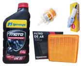 Kit Revisão Honda Biz 100 2012 A 2015 Troca Óleo FIltros e Vela Kit Revisão Honda Biz 100 2012 A 2015 Troca Óleo FIltros e Vela
