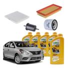 Kit Revisão Kit Troca Óleo Nissan Versa March 1.6 2011 2012 2013 2014 2015 2016 2017 2018 2019 2020