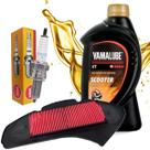 Kit Revisão Nmax 160 Até 2020 Yamalube Scooter 10w40 Filtro de Ar E Vela Ngk