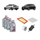 Kit revisão oleo 0w20 e todos filtros onix motor 1.0 3 cilindros aspirado