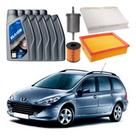 Kit Revisao Oleo Filtros Peugeot 307 Sw 2.0 Flex 2007 A 2012